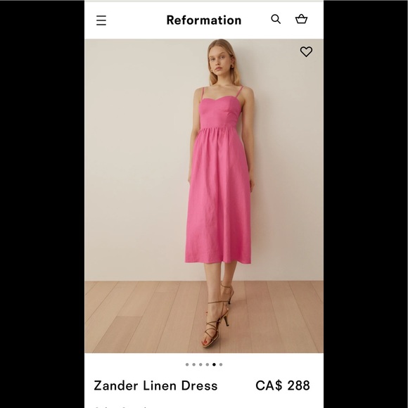 Reformation Dresses & Skirts - 2022 spring Reformation Zander Linen Dress